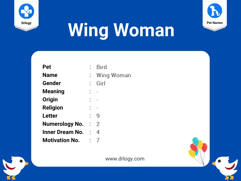 Wing Woman Name Meaning